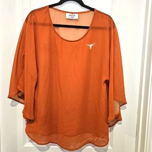 Longhorn topper poncho size Small/ Med